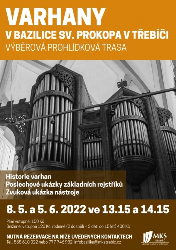 Výběrová prohlídková trasa s varhany (foto 1)