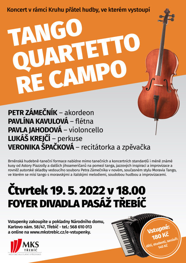 Kruh přátel hudby - Tango Quartetto Re Campo (foto 1)