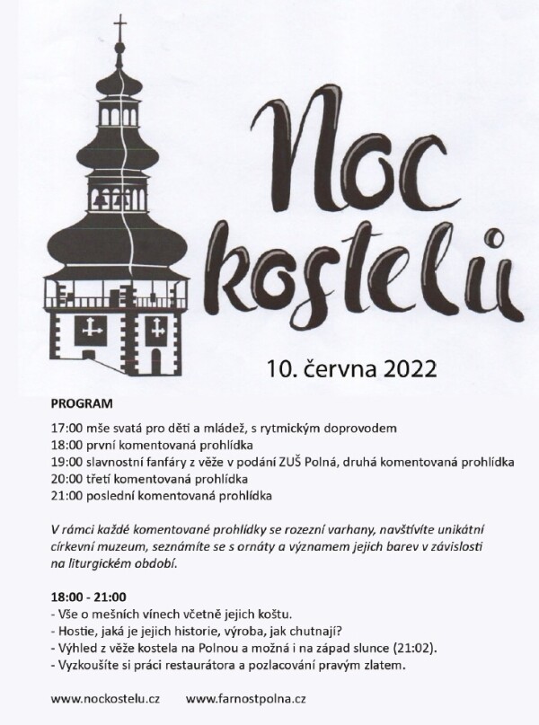 Noc kostelů v Polné (foto 1)