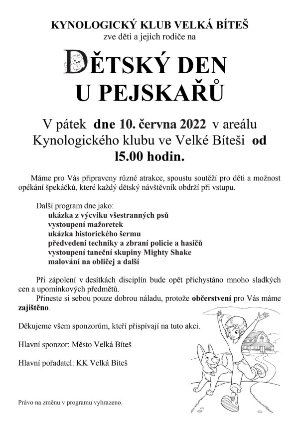 Dětský den u pejskařů (foto 1)