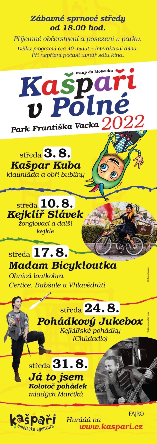 Kašpaři v Polné: Kejklíř Slávek (foto 1)