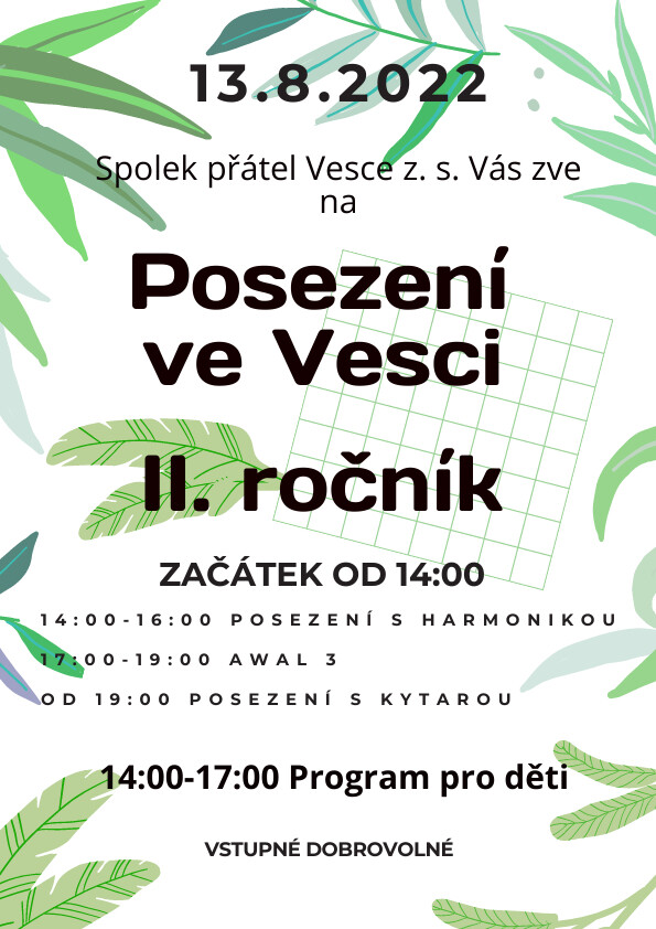 POSEZENÍ VE VESCI II. ročník (foto 1)