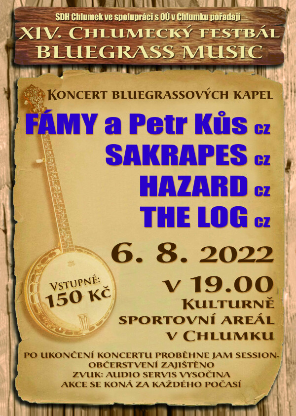 XIV. Chlumecký festbál - Bluegrass Music (foto 1)