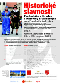 Historické slavnosti Zachariáše z Hradce a Kateřiny z Valdštejna (foto 1)