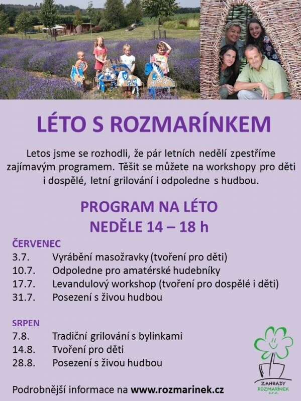 Léto s Rozmarínkem: Tradiční grilování s bylinkami (foto 1)