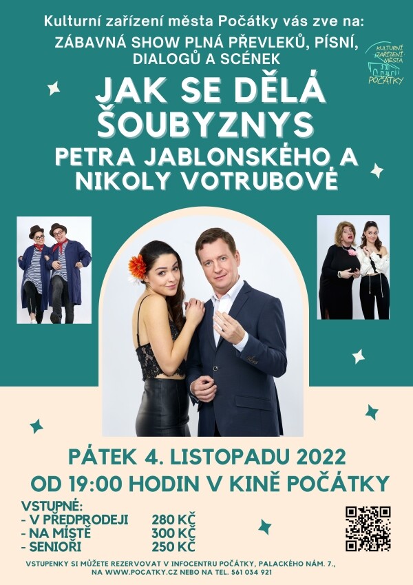 JAK SE DĚLÁ ŠOUBYZNYS Petr Jablonský a Nikola Votrubová (foto 1)