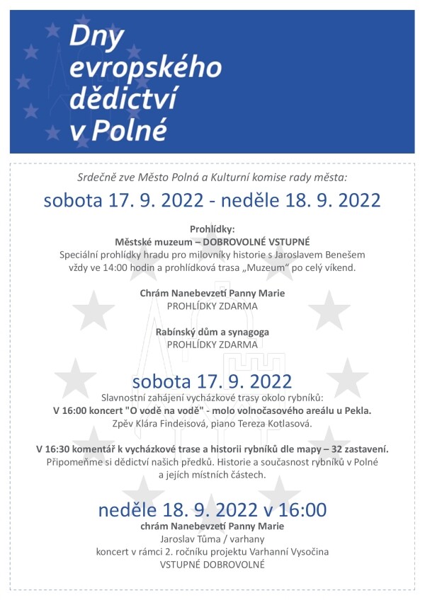 Dny evropského dědictví v Polné (foto 1)