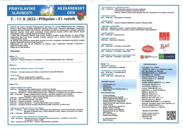 Přibyslavské slavnosti - Mlékárenské dny (foto 1)