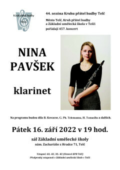 Nina Pavšek - klarinet (foto 1)