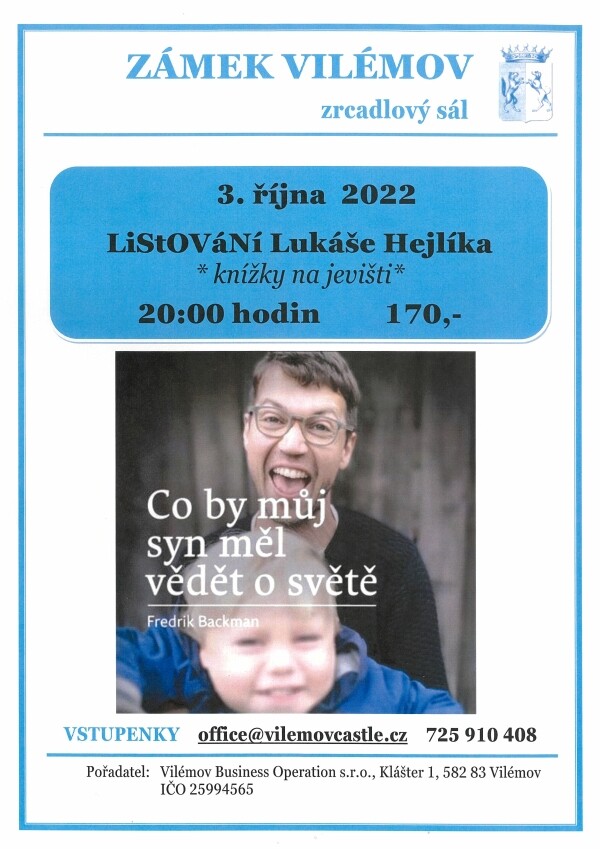 Listování Lukáše Hejlíka (foto 1)