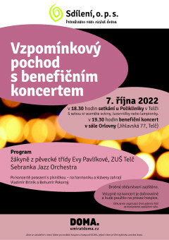 Vzpomínkový pochod Sdílení s benefičním koncertem (foto 1)
