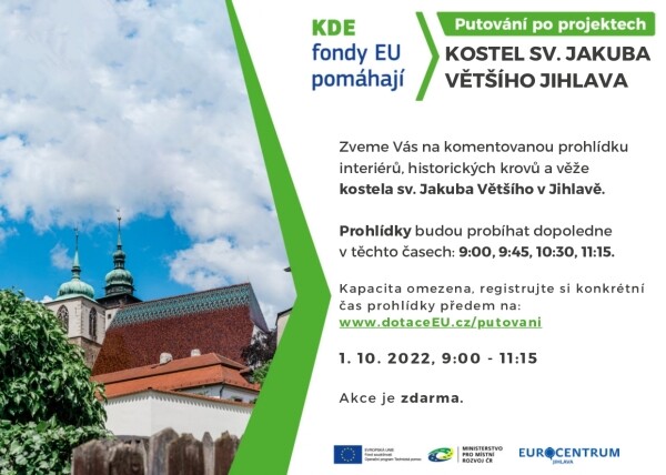 Putování po projektech: Kostel sv. Jakuba Většího Jihlava (foto 1)