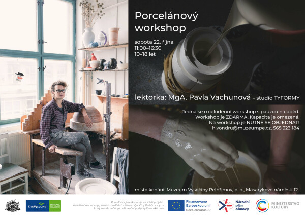 Porcelánový workshop k výstavě „Srdce, ruce“ (foto 1)