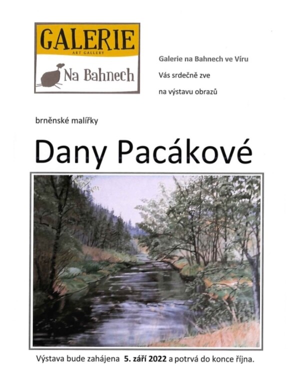 Výstava brněnské malířky Dany Pacákové (foto 1)