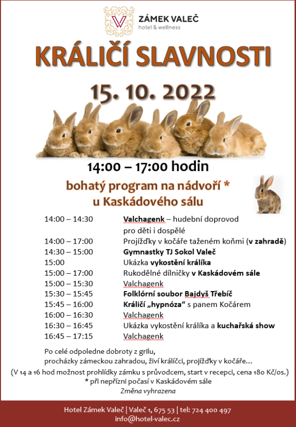 Králičí hody na zámku Valeč (foto 1)