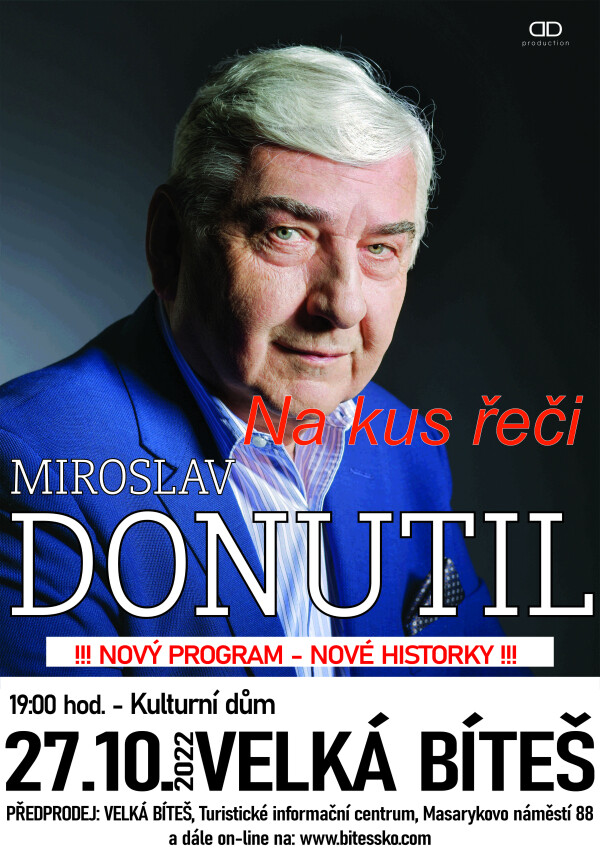 Miroslav Donutil NA KUS ŘEČI (foto 1)
