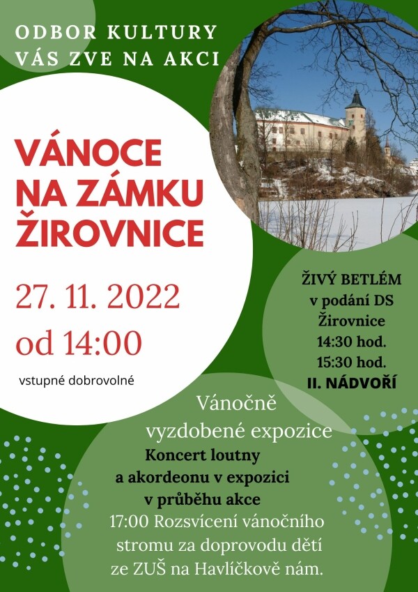 Vánoce na zámku Žirovnice (foto 1)