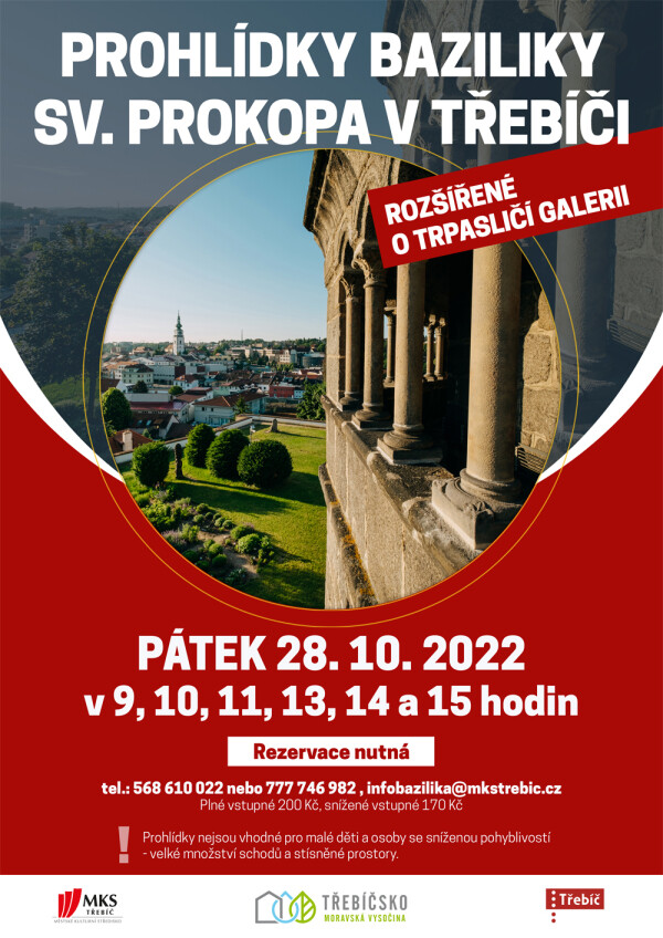 Prohlídky baziliky sv. Prokopa v Třebíči (foto 1)