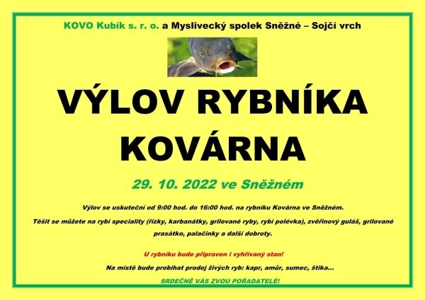 Výlov rybníka Kovárna (foto 1)