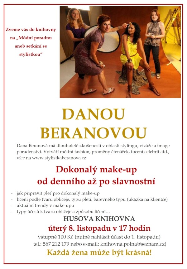 Setkání se stylistkou Danou Beranovou (foto 1)
