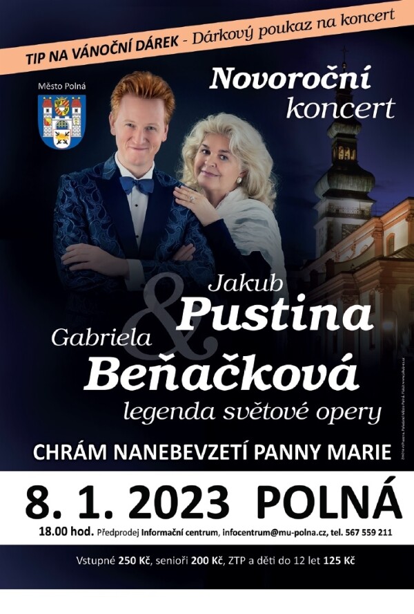 Novoroční koncert Gabriely Beňačkové a Jakuba Pustiny (foto 1)