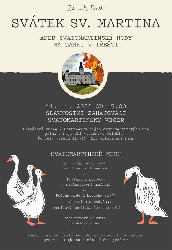 Svatomartinské hody na Zámku v Třešti (foto 1)