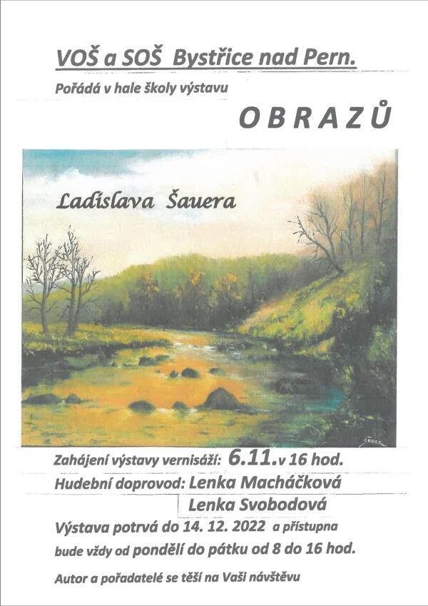 Výstava obrazů Ladislava Šauera (foto 1)