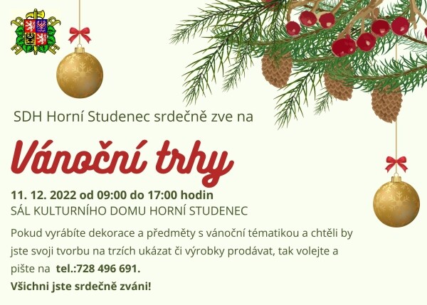 Vánoční trhy v Horním Studenci (foto 1)