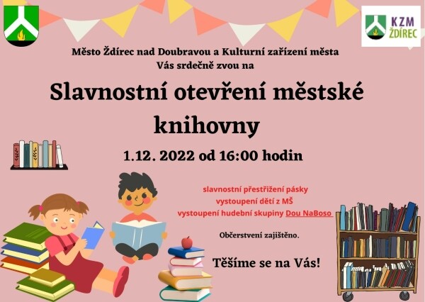 Slavnostní otevření městské knihovny (foto 1)