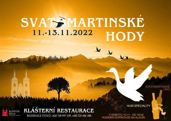 Svatomartinské hody - Resort Klášter Želiv (foto 1)