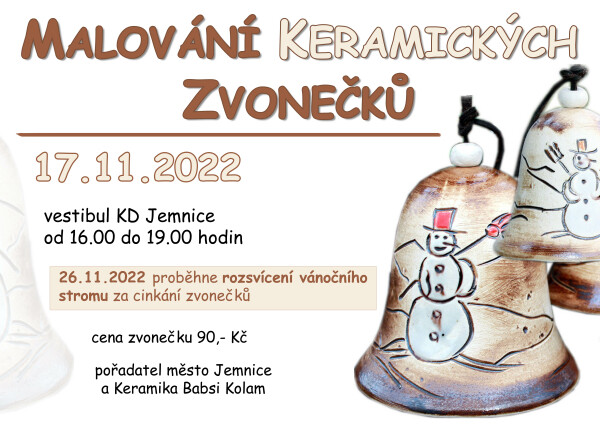 Malování keramických zvonečků (foto 1)