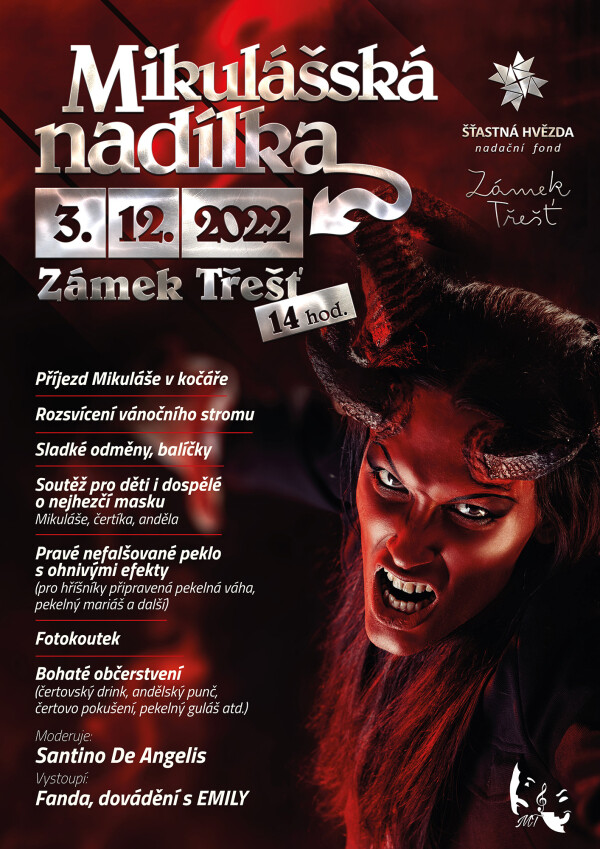 Mikulášská nadílka a čertovské dovádění na Zámku v Třešti (foto 1)