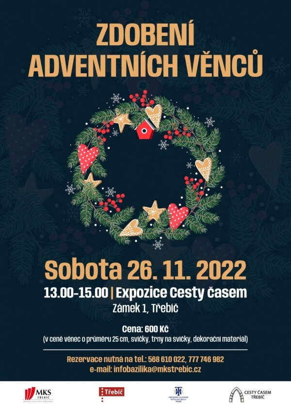 Zdobení adventních věnců (foto 1)