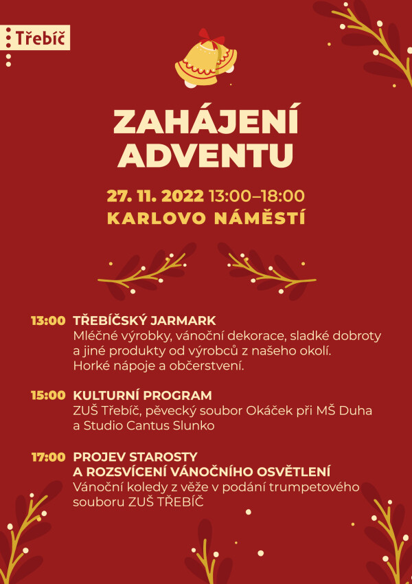 Zahájení adventu v Třebíči (foto 1)