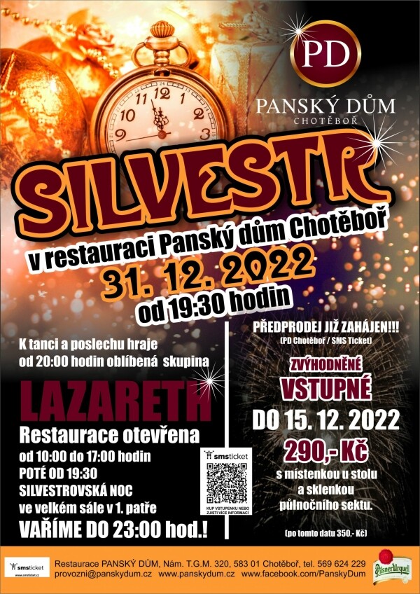 Silvestr - Panský dům Chotěboř (foto 1)