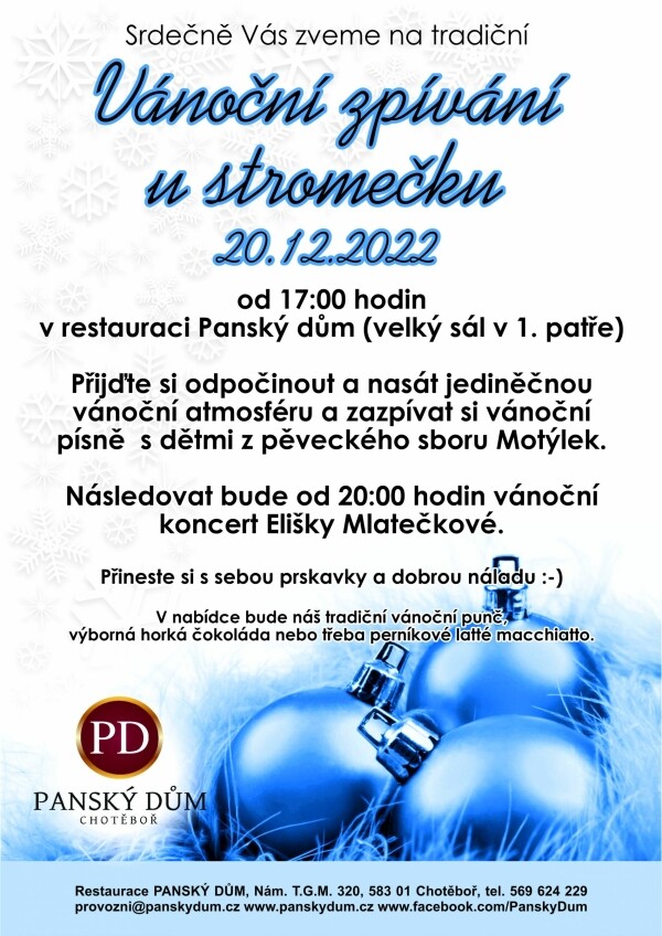 Vánoční zpívání u stromečku (foto 1)