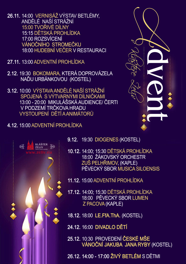 Advent v Klášteře Želiv (foto 1)