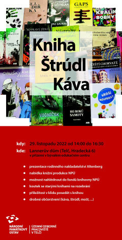 Kniha, štrúdl, káva (foto 1)