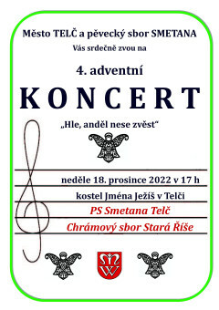 4. adventní koncert - PS Smetana Telč (foto 1)