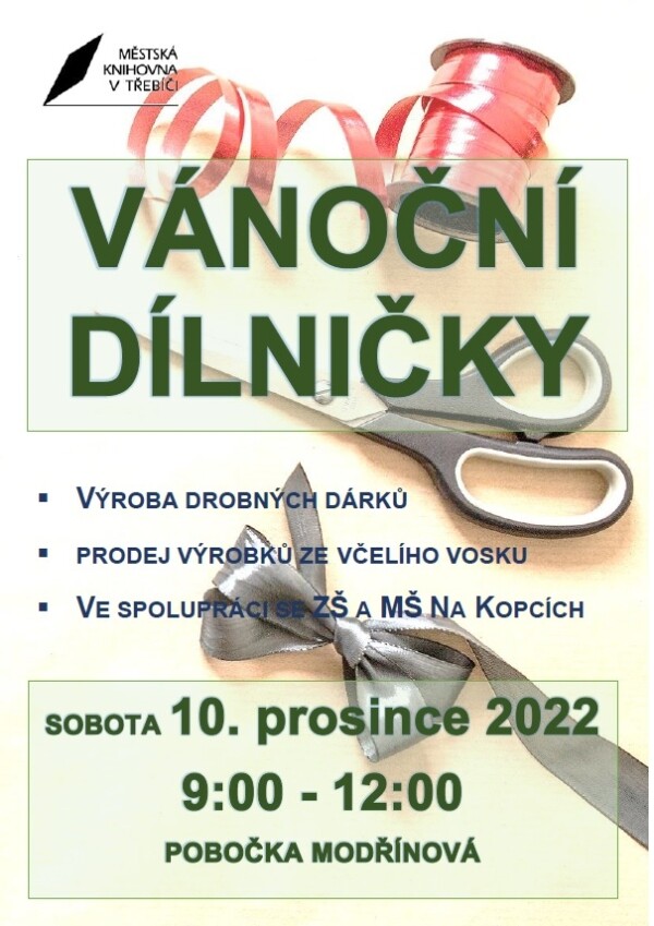 Vánoční dílničky v knihovně (foto 1)