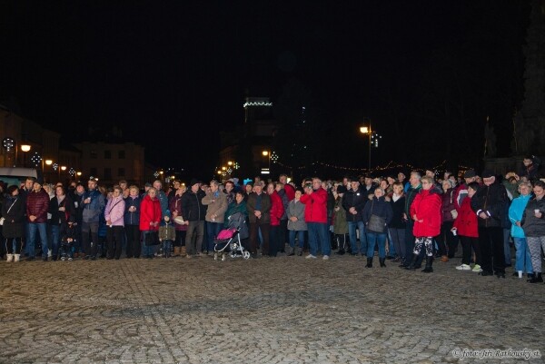 Novoroční přípitek se starostou města (foto 1)