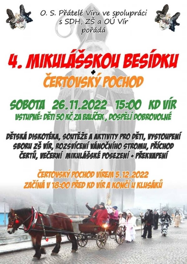 4. Mikulášská besídka a čertovský pochod (foto 1)