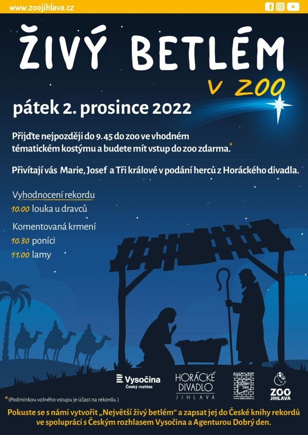Živý betlém v ZOO (foto 1)