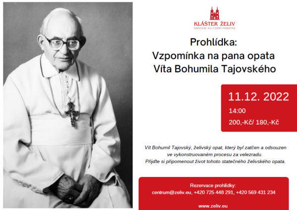 Vzpomínka na pana opata Víta Bohumila Tajovského (foto 1)