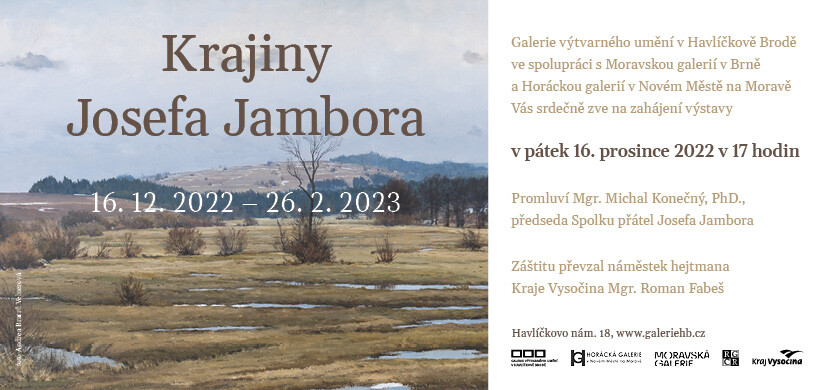 Krajiny Josefa Jambora - vernisáž výstavy (foto 1)