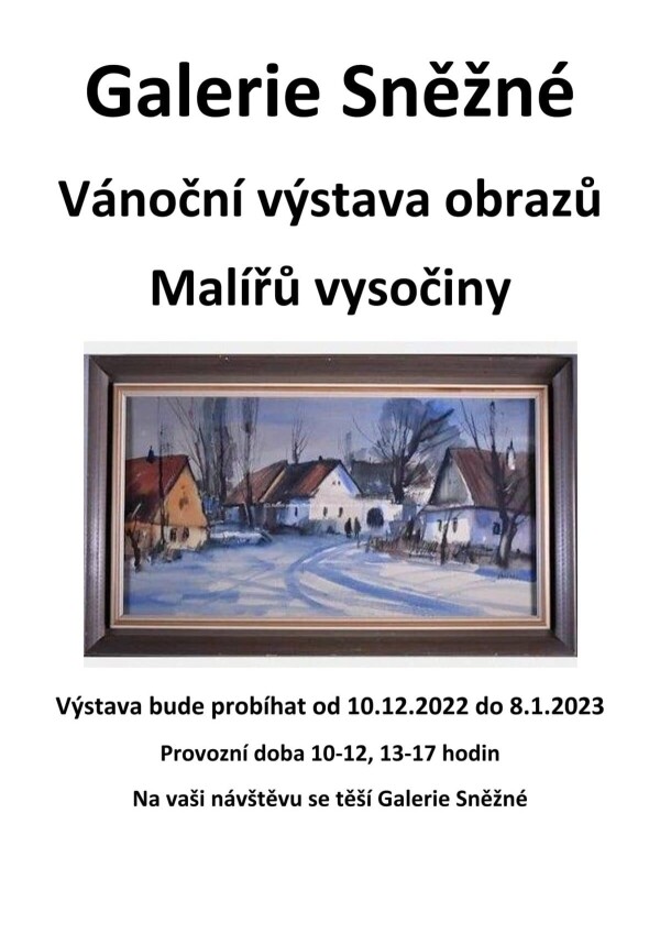 Vánoční výstava obrazů (foto 1)