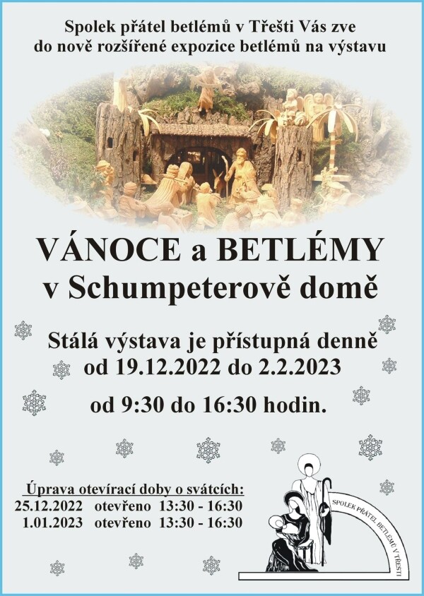 Vánoce a betlémy v Schumpeterově domě (foto 1)