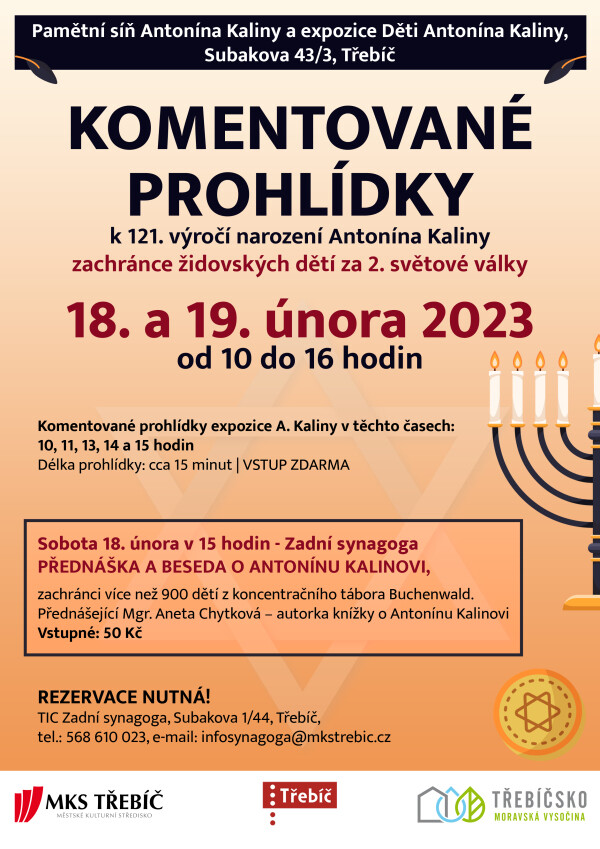 Komentované prohlídky k 121. výročí narození A. Kaliny (foto 1)