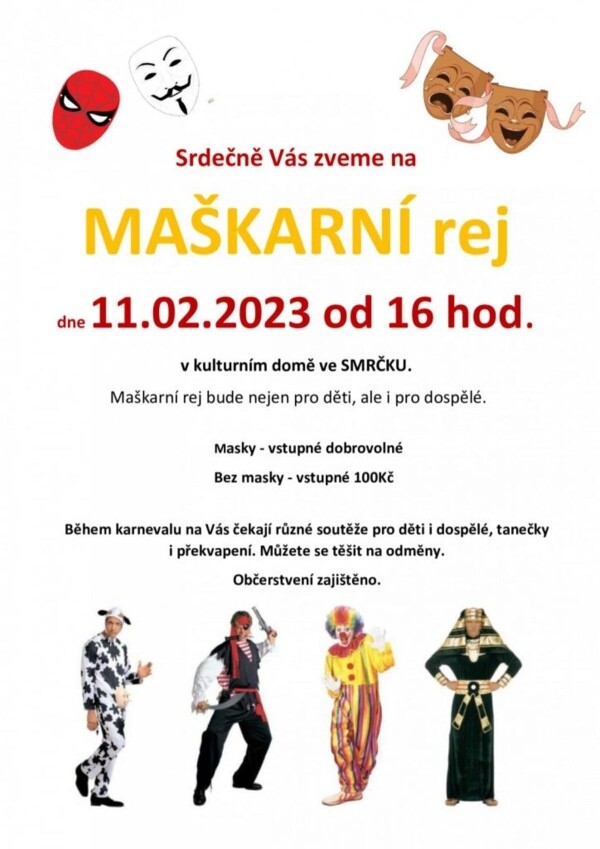 MAŠKARNÍ REJ (foto 1)