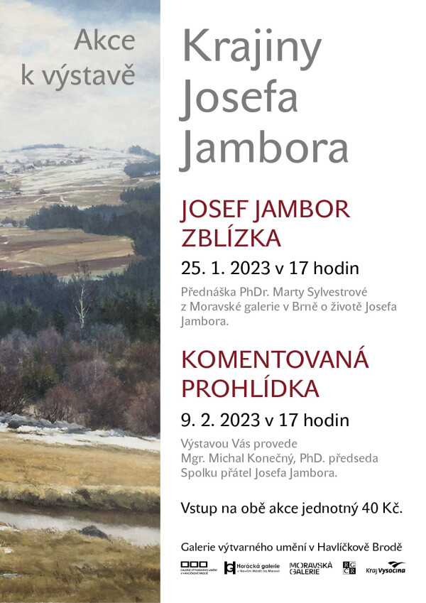Komentovaná prohlídka výstavy Krajiny Josefa Jambora (foto 1)